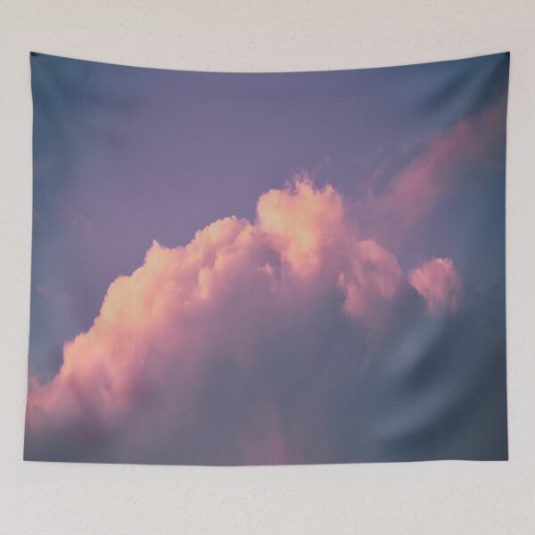 Item preview, Vintage lavender sky clouds designed and sold by Mariolangstieh.