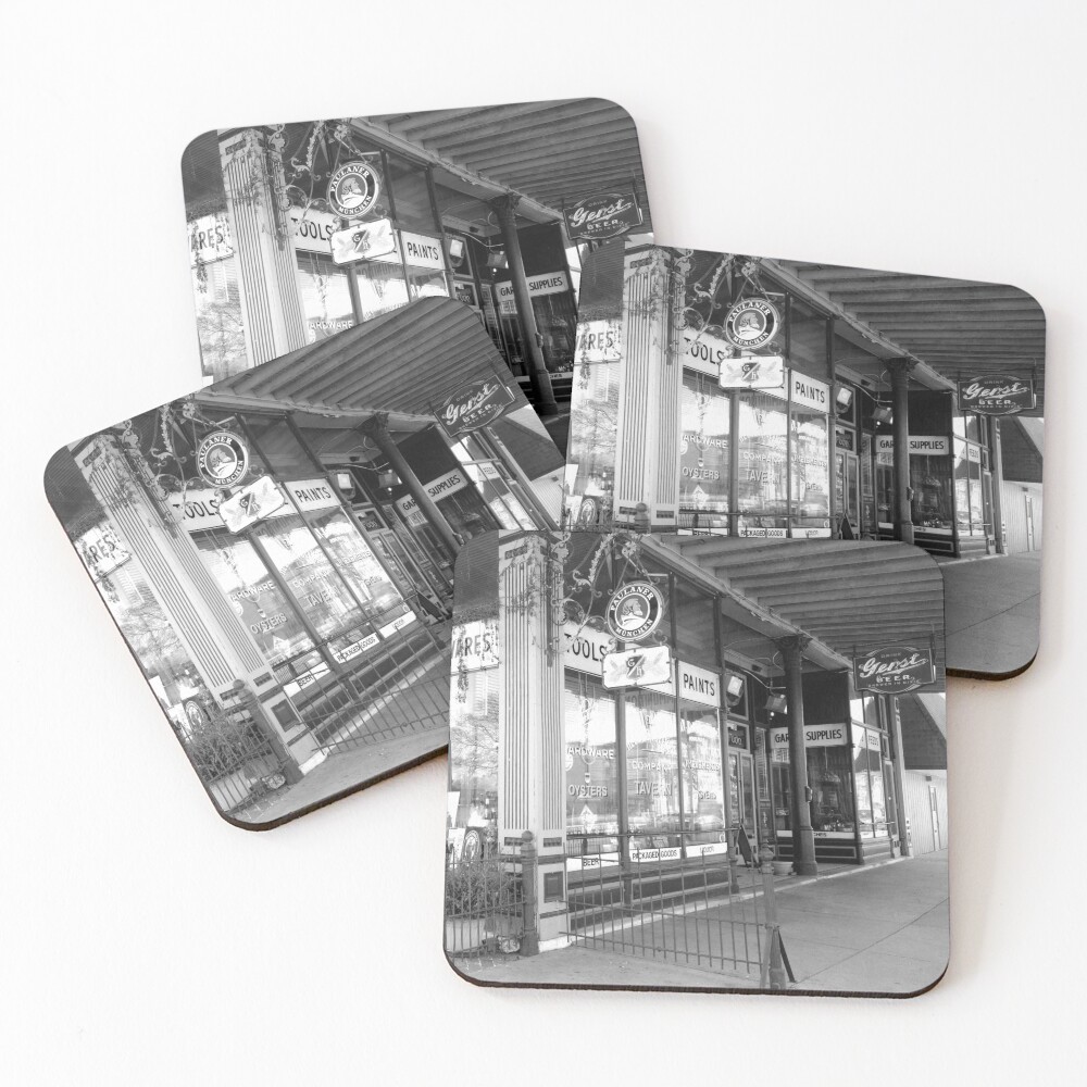 The Gerst Haus-German Restaurant-Franklin Street's Favorite Restaurant Coasters (Set of 4)