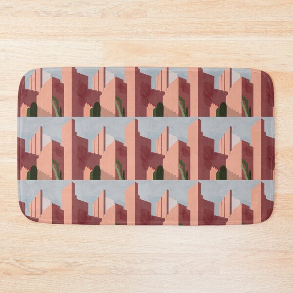 Item preview, La Muralla Roja Architecture pink designed and sold by thedeepsight.