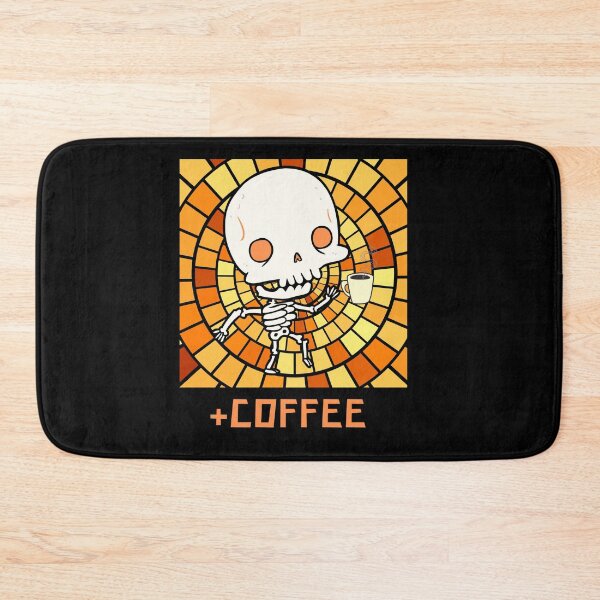 Item preview, Skeleton drinking coffee designed and sold by Mya4You.