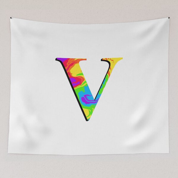 Item preview, Tie-Dye Letter V designed and sold by Jada Fontanez.