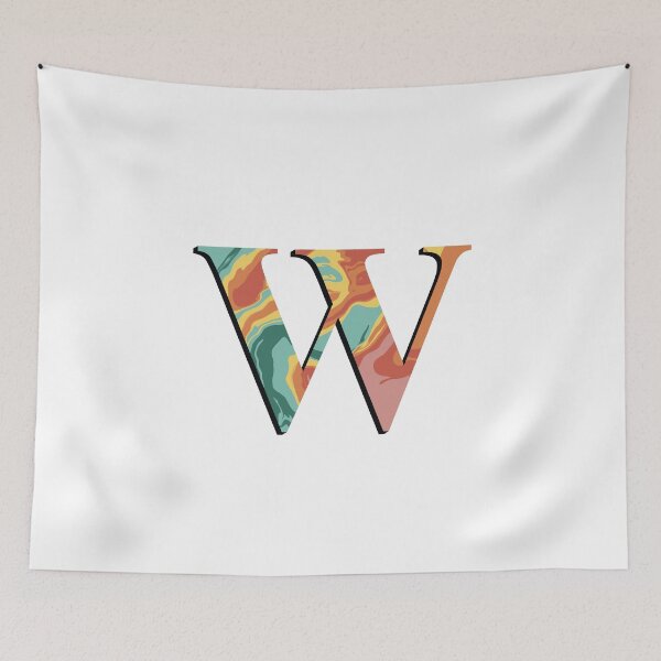 Item preview, Tie-Dye Letter W designed and sold by Jada Fontanez.