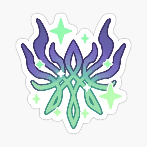 Crest of Flames Sticker