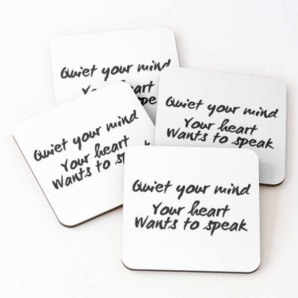 Item preview, Quiet Your Mind Your Heart Wants to Speak designed and sold by RiseandShineTee.