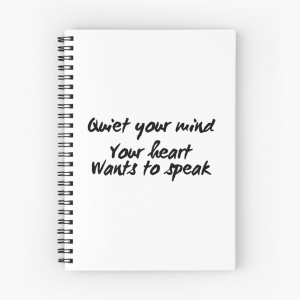 Item preview, Quiet Your Mind Your Heart Wants to Speak designed and sold by RiseandShineTee.