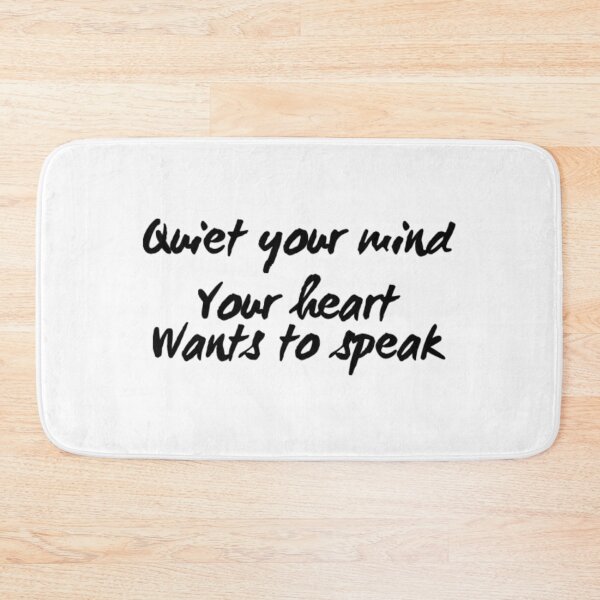 Item preview, Quiet Your Mind Your Heart Wants to Speak designed and sold by RiseandShineTee.