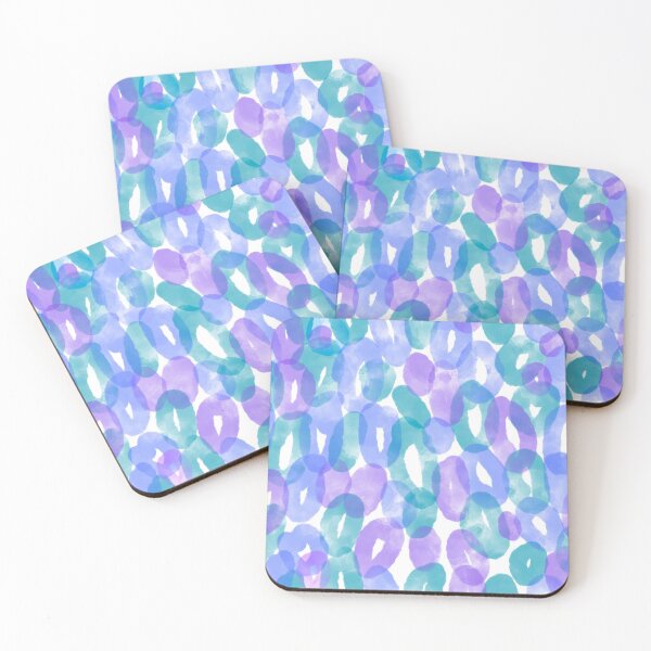 Item preview, Watercolor Circles in Purple designed and sold by Samantha Schuermann.