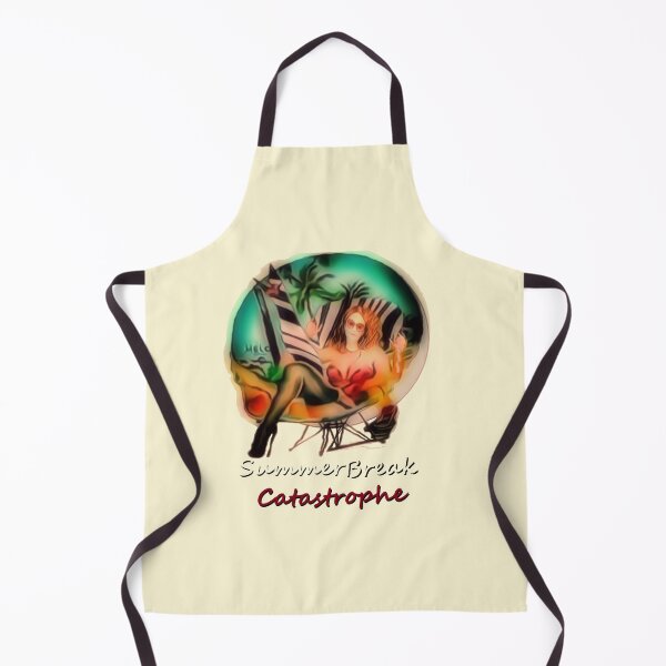 Item preview, Woman on the Beach Summer Break Catastrophe designed and sold by SlowToes.
