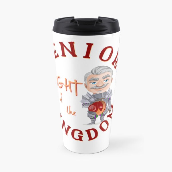 Kansas City Football Senior Knight Kingdom funny cartoon design Travel Mug