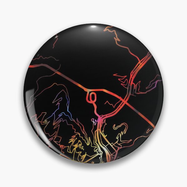 Item preview, Genoa City Street Map Dark Mode designed and sold by map-lover.
