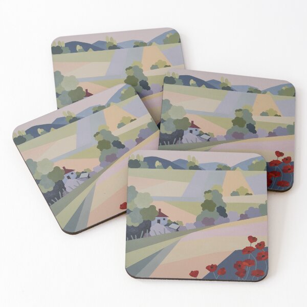Item preview, Poppies on the Hill designed and sold by vireland.