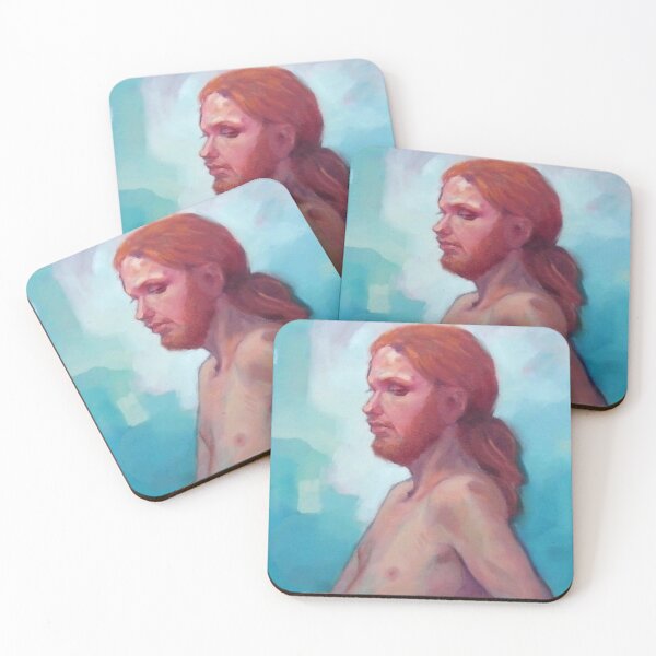 Item preview, The Man with Red Hair ~oil painting designed and sold by Roz McQuillan Fine Art & Photography.