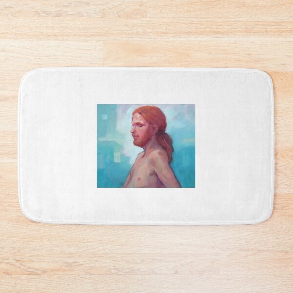 Item preview, The Man with Red Hair ~oil painting designed and sold by Roz McQuillan Fine Art & Photography.