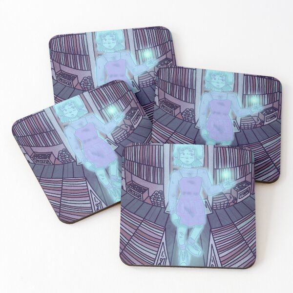 Item preview, ghost girl blue designed and sold by sari.makes.