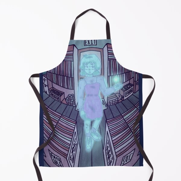 Item preview, ghost girl blue designed and sold by sari.makes.
