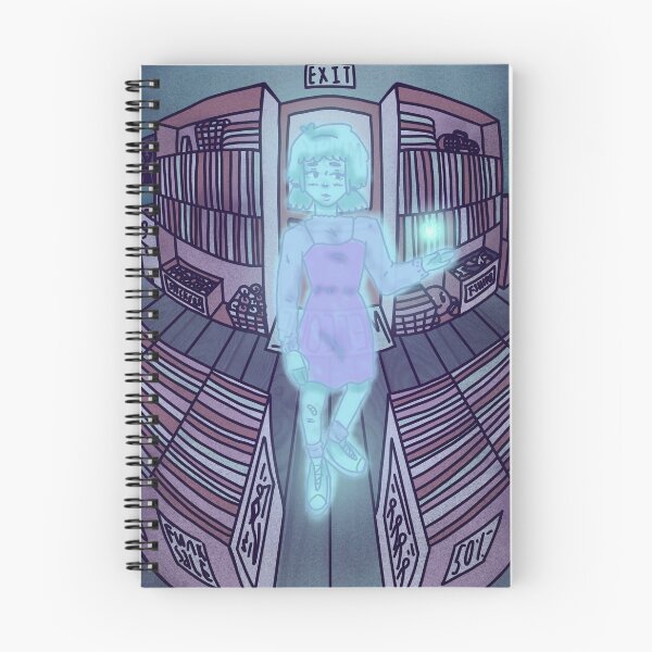 Item preview, ghost girl blue designed and sold by sari.makes.