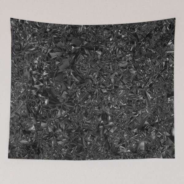 Item preview, Crumpled Foil Abstract in Black designed and sold by Darcy777.