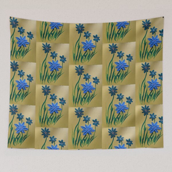 Item preview, Blue Flowers designed and sold by Janette17.
