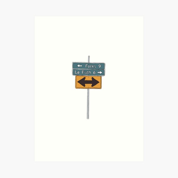 Which Road do you Choose Art Print