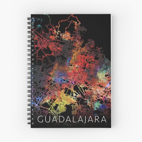 Item preview, Guadalajara City Street Map Dark Mode designed and sold by map-lover.