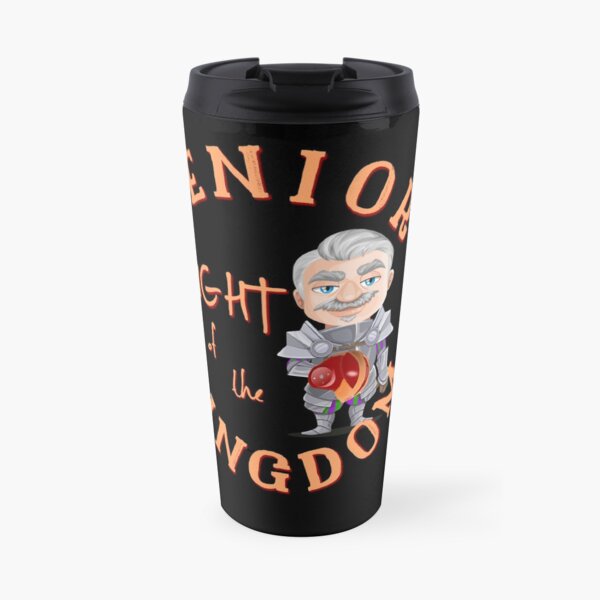 Kansas City Football Senior Knight Kingdom funny cartoon design Travel Mug