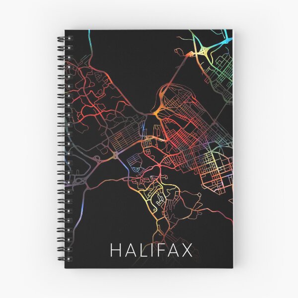 Item preview, Halifax City Street Map Dark Mode designed and sold by map-lover.