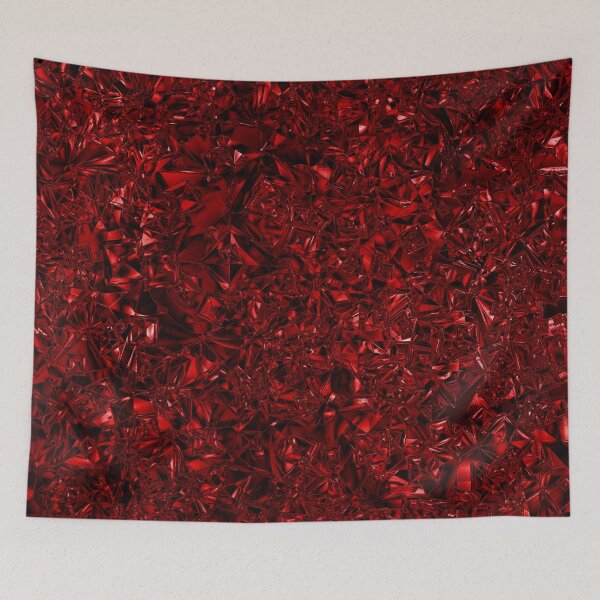 Item preview, Crumpled Foil Abstract in Cherry Red designed and sold by Darcy777.