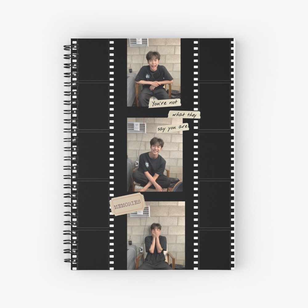 "Doyoung Photo Film Phone Case & More" Spiral Notebook by yurigo