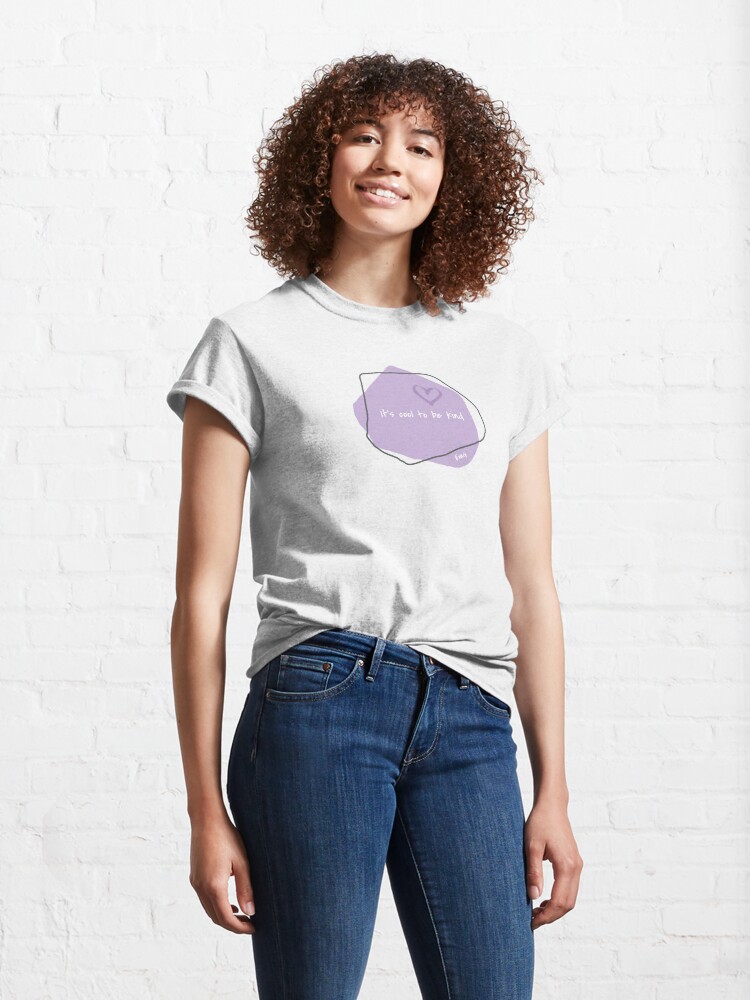 Alternate view of It's Cool to be Kind-T-shirt-Kindness Matters-Graphic Tees Classic T-Shirt