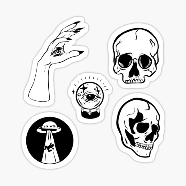 Flash Tattoos | Temporary sketch tattoo of a skull – The Flash Tattoo