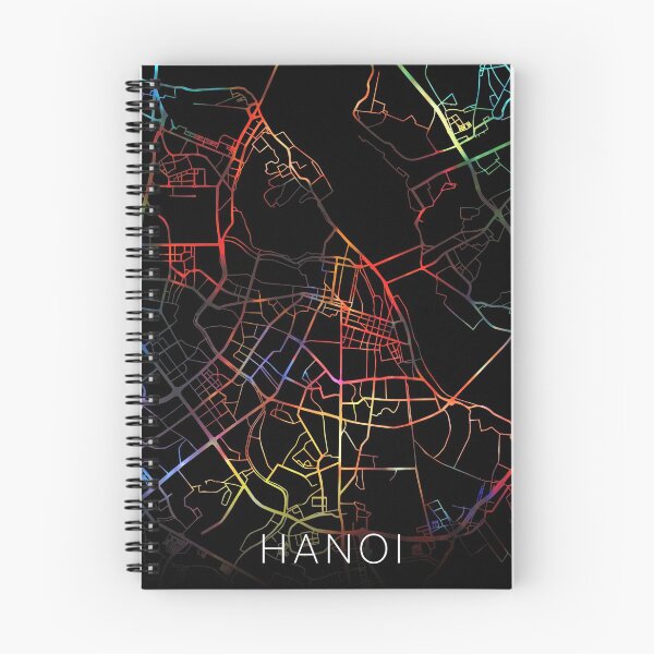 Item preview, Hanoi City Street Map Dark Mode designed and sold by map-lover.