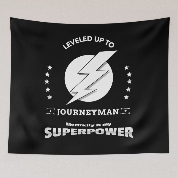 Item preview, Electrician Journeyman Superpower designed and sold by starshiporion.