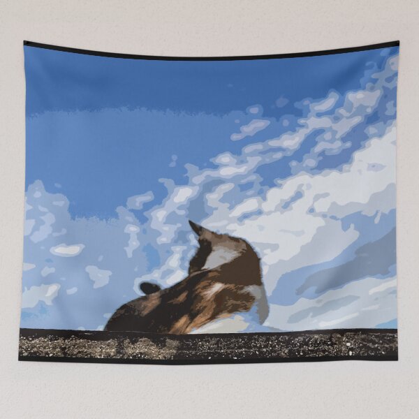 Item preview, cat on the roof designed and sold by ricobarinas.