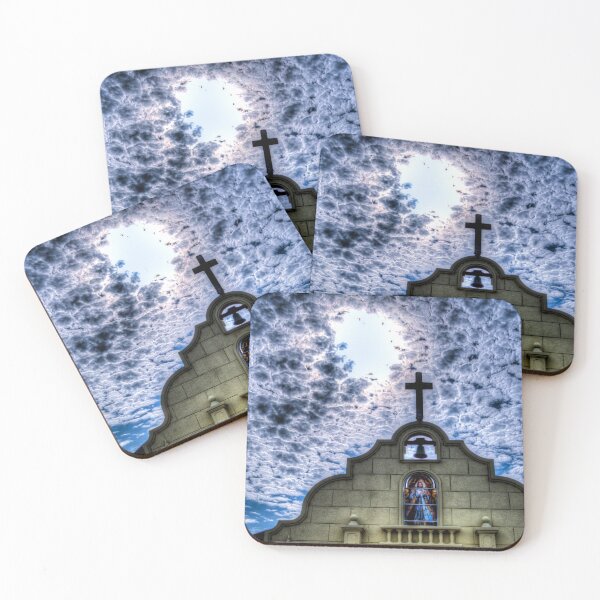 Item preview, Beautiful clouds with sun shining on Church designed and sold by Steven Kight.