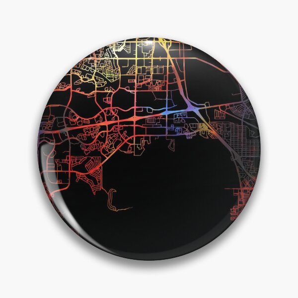 Item preview, Henderson City Street Map Dark Mode designed and sold by map-lover.