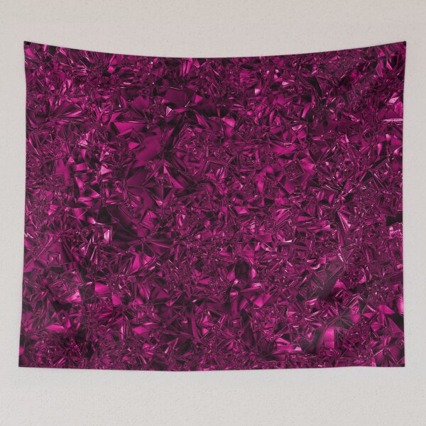 Item preview, Crumpled Foil Abstract in Rich Pink designed and sold by Darcy777.