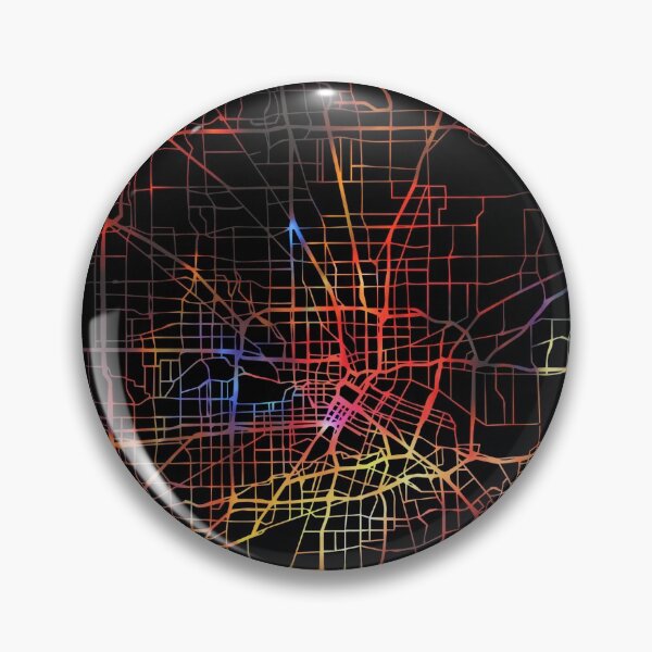 Item preview, Houston City Street Map Dark Mode designed and sold by map-lover.