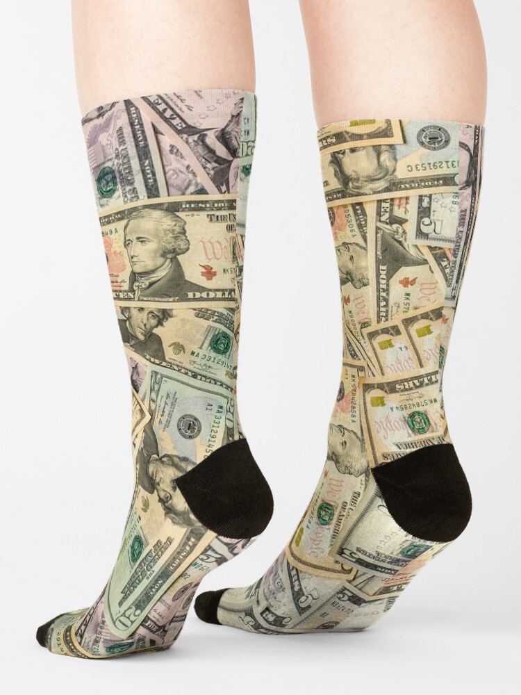 "Money" Socks by wednesdays57 Redbubble