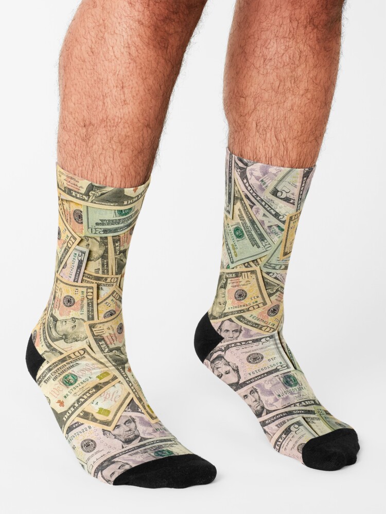 "Money" Socks by wednesdays57 Redbubble