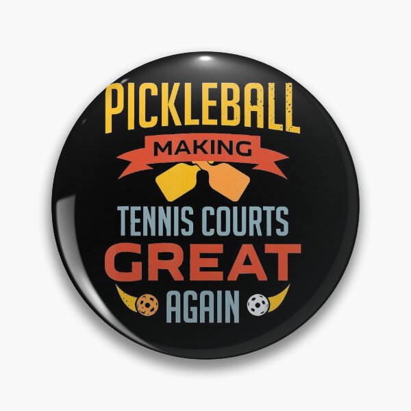 Item preview, Funny Pickleball Making Tennis Courts Great Again designed and sold by trendingshop97.