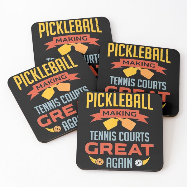 Item preview, Funny Pickleball Making Tennis Courts Great Again designed and sold by trendingshop97.