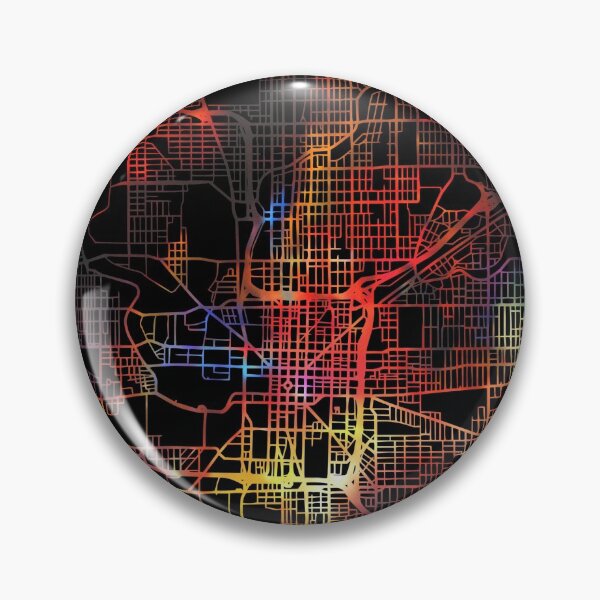 Item preview, Indianapolis City Street Map Dark Mode designed and sold by map-lover.