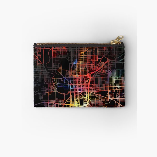 Item preview, Indianapolis City Street Map Dark Mode designed and sold by map-lover.