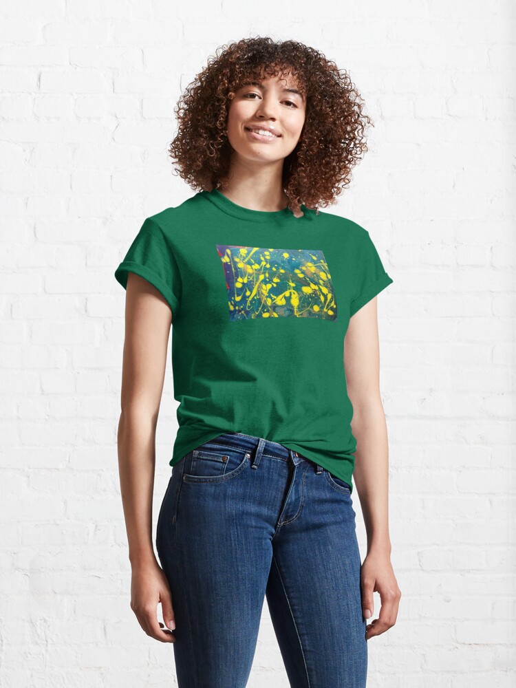 Alternate view of Abstract Painting-"Lemon Drops"-abstract art-abstracts Classic T-Shirt
