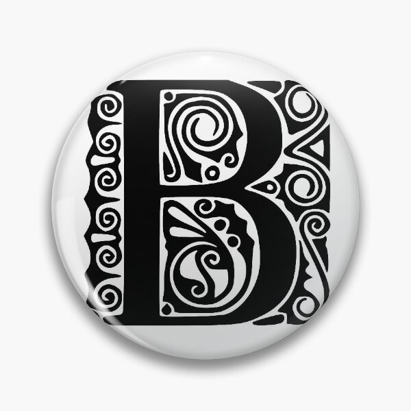 Item preview, Art Nouveau Letter B Monogram designed and sold by AlteredAtelier.