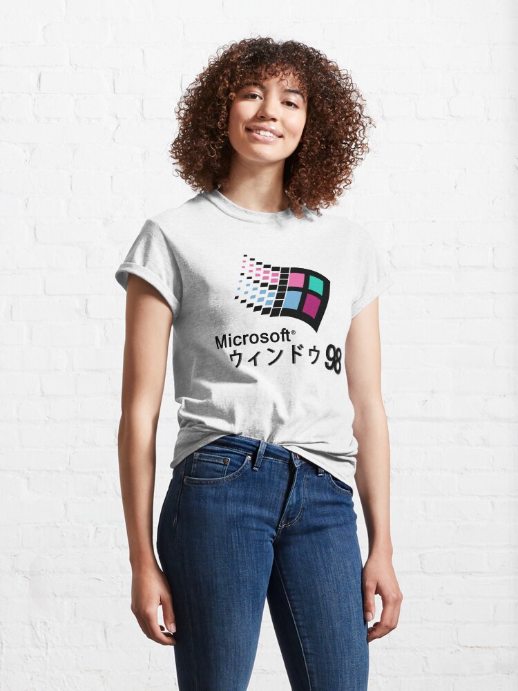 Alternate view of Microsoft Windows 98 Vaporwave Classic T-Shirt