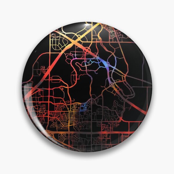 Item preview, Irving City Street Map Dark Mode designed and sold by map-lover.
