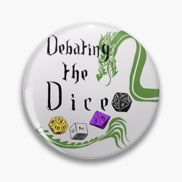 Item preview, Debating the dice logo designed and sold by kat-hennessy.