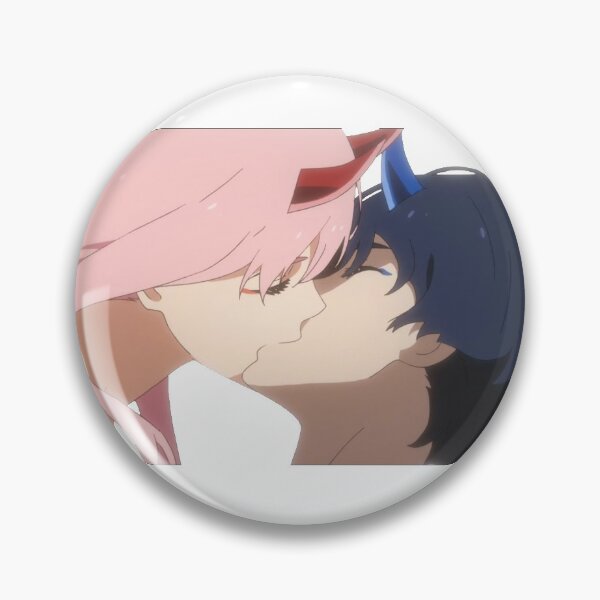 Item preview, Zero Two Hiro Kiss Design designed and sold by Dolphin-5k.