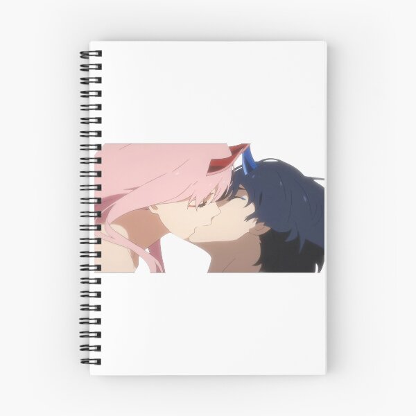 Item preview, Zero Two Hiro Kiss Design designed and sold by Dolphin-5k.
